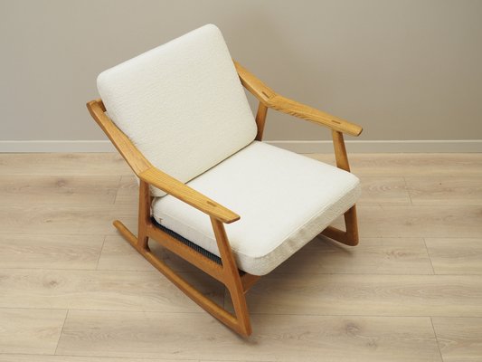 Danish Rocking Chair in Oak by H. Brockmann Petersen for Randers Furniture Factory, 1960s-VND-1259186