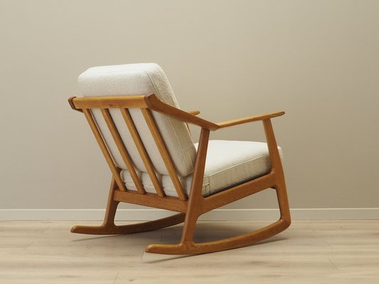 Danish Rocking Chair in Oak by H. Brockmann Petersen for Randers Furniture Factory, 1960s-VND-1259186