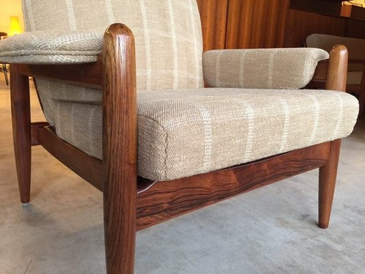 Danish Rosewood and Teak Armchair, 1960s-WSA-831249