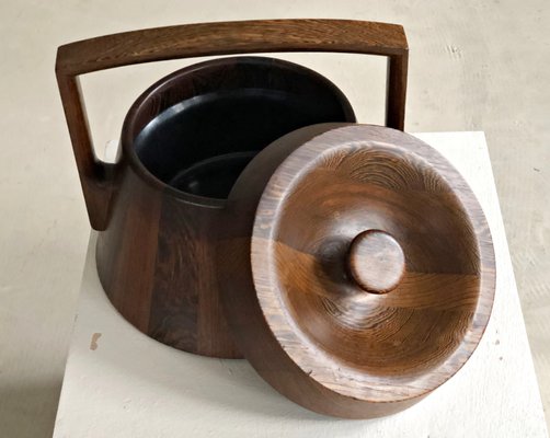 Danish Rosewood and Wenge Ice Bucket by Jens Quistgaard, 1960s-VVO-572407