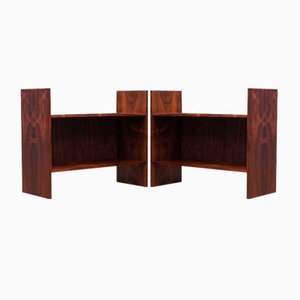 Danish Rosewood Bookcases, 1970s, Set of 2-VND-1784357