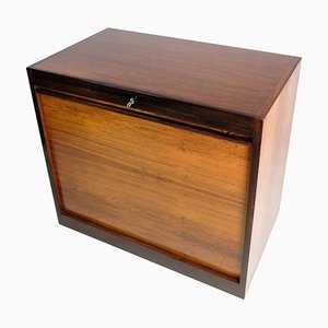 Danish Rosewood Cabinet with Pull-Up Door, 1960s-UY-1425724