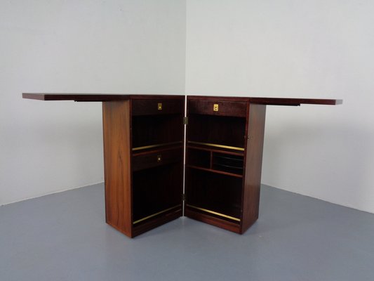 Danish Rosewood Captain's Bar by Reno Wahl Iversen for Dyrlund, 1960s-RDW-1334350