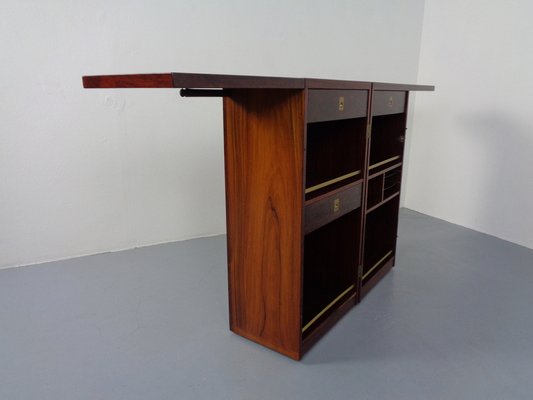 Danish Rosewood Captain's Bar by Reno Wahl Iversen for Dyrlund, 1960s-RDW-1334350