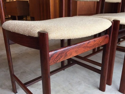 Danish Rosewood Chairs, 1960s, Set of 6-WSA-831284