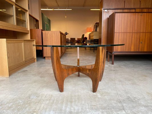 Danish Rosewood Coffee Table, 1960s-WSA-903185