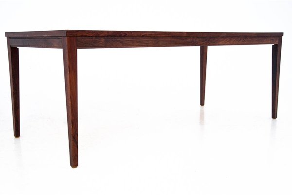 Danish Rosewood Coffee Table with Ceramic, 1960s-BXB-800670