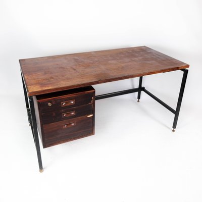 Danish Rosewood Desk, 1960s-UY-1005740