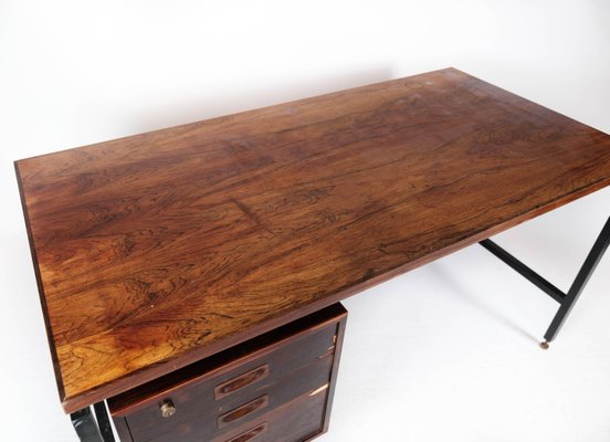 Danish Rosewood Desk, 1960s-UY-1005740