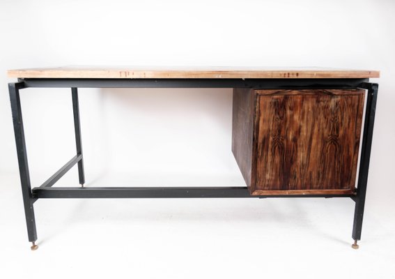 Danish Rosewood Desk, 1960s-UY-1005740