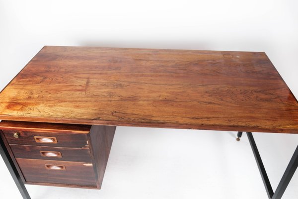 Danish Rosewood Desk, 1960s-UY-1005740