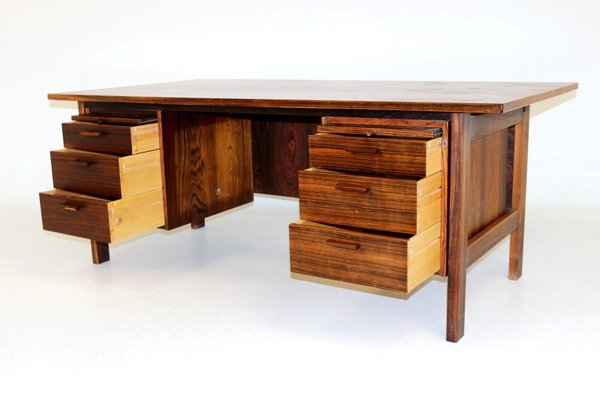 Danish Rosewood Desk, 1960s-GEK-741341