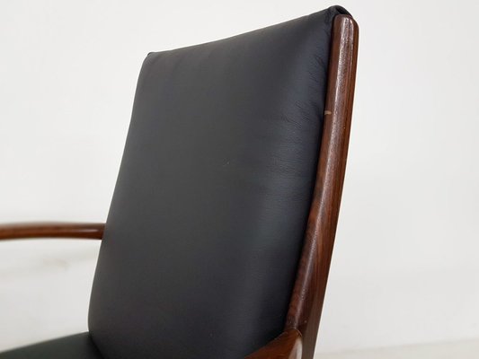 Danish Rosewood Dining Chairs, 1950s, Set of 4-ZO-560465