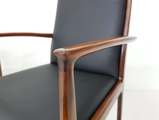 Danish Rosewood Dining Chairs, 1950s, Set of 4-ZO-560465