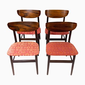 Danish Rosewood Dining Chairs, 1960s, Set of 4-UY-952743