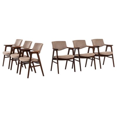 Danish Rosewood Dining Chairs by Erik Kirkegaard for Høng Stolefabrik, 1960s, Set of 6-SC-748929