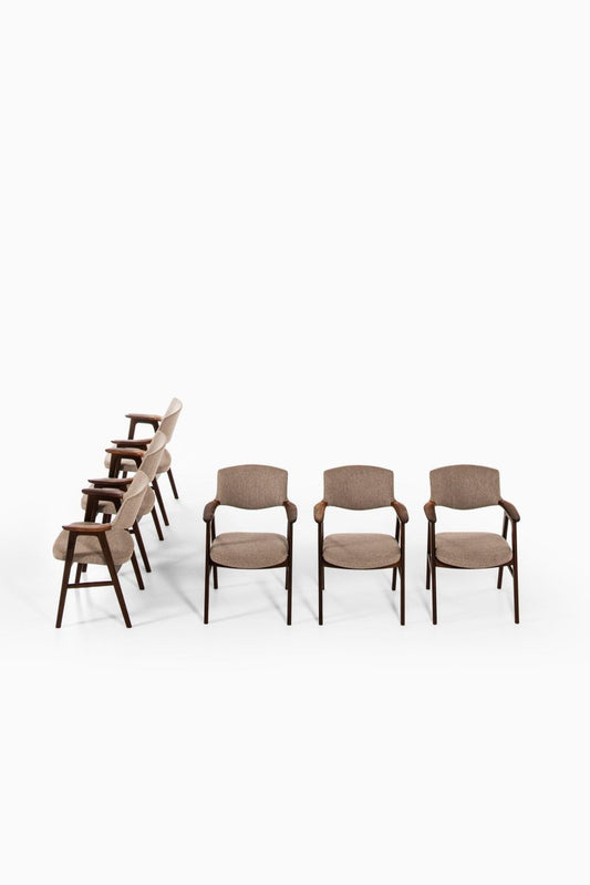 Danish Rosewood Dining Chairs by Erik Kirkegaard for Høng Stolefabrik, 1960s, Set of 6