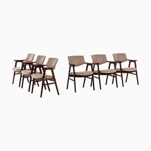 Danish Rosewood Dining Chairs by Erik Kirkegaard for Høng Stolefabrik, 1960s, Set of 6-SC-748929