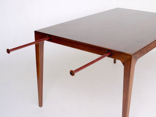 Danish Rosewood Dining Table by Poul Hundevad and Kai Winding for Hundevad & Co., 1950s-ZBW-1057975