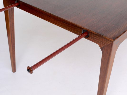 Danish Rosewood Dining Table by Poul Hundevad and Kai Winding for Hundevad & Co., 1950s-ZBW-1057975