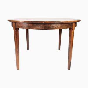 Danish Rosewood Dining Table with Extension, 1960s-UY-999235