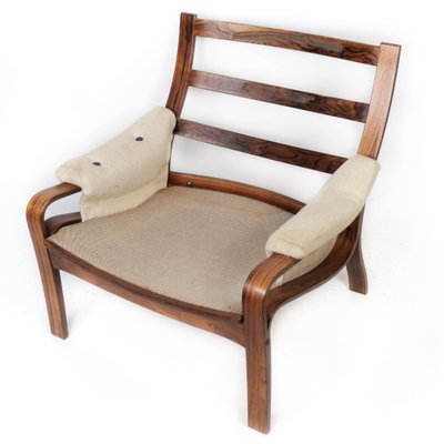 Danish Rosewood Easy Chair, 1960s-UY-1000687