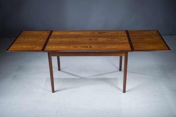 Danish Rosewood Extendable Dining Table, 1960s-ZZH-1317826