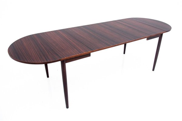 Danish Rosewood Folding Dining Table, 1960s-BXB-1153986