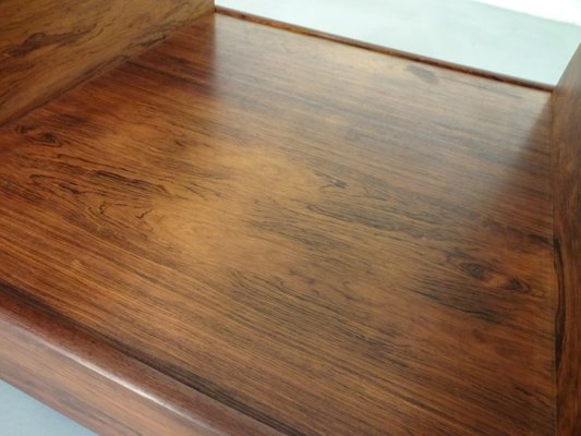 Danish Rosewood & Glass Side Table, 1960s-RDW-638933