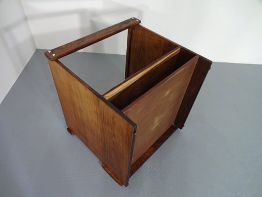 Danish Rosewood & Glass Side Table, 1960s-RDW-638933