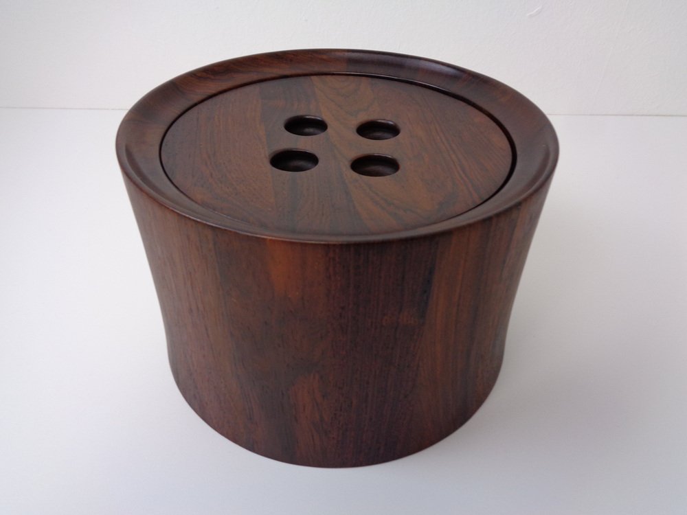 Danish Rosewood Ice Bucket by Nissen, 1960s