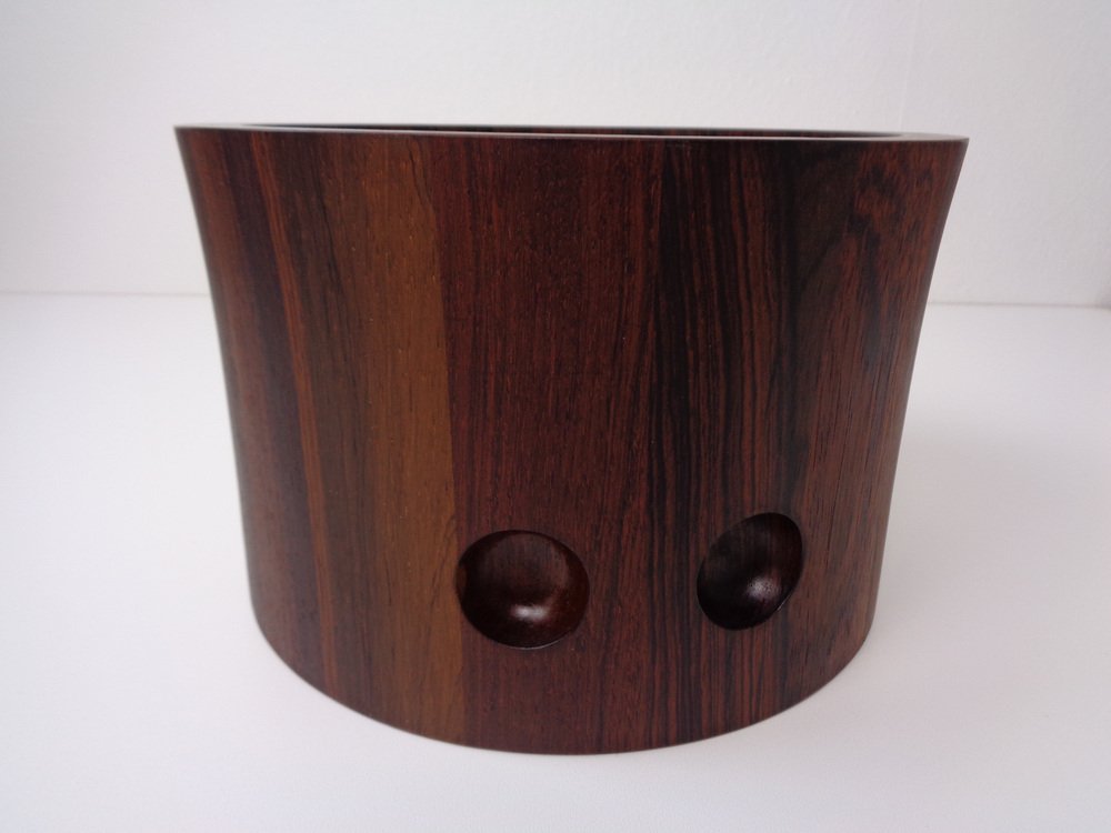 Danish Rosewood Ice Bucket by Nissen, 1960s