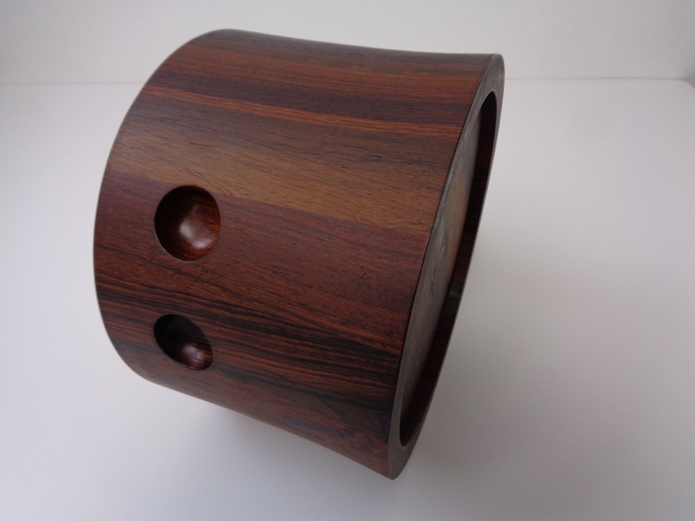 Danish Rosewood Ice Bucket by Nissen, 1960s