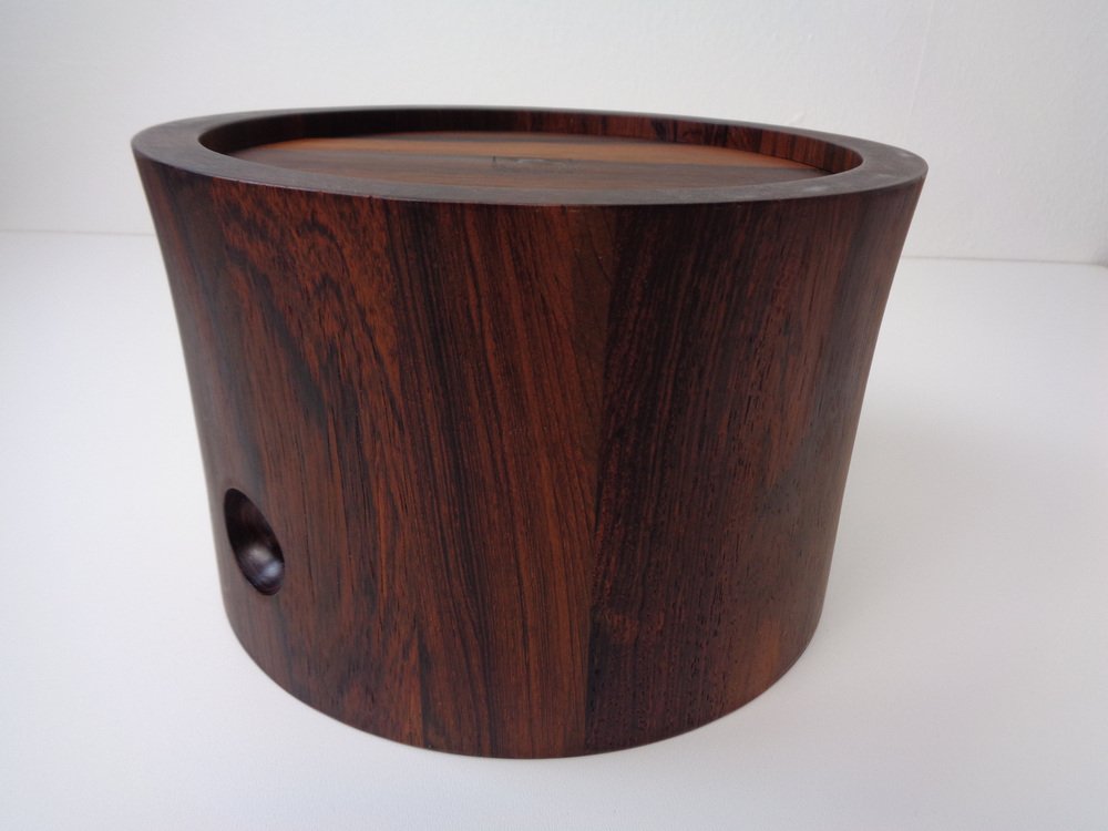 Danish Rosewood Ice Bucket by Nissen, 1960s