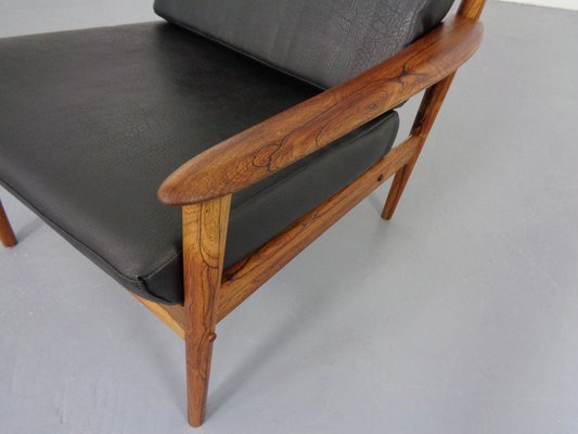 Danish Rosewood Model 56 Armchair by Grete Jalk for Poul Jeppesen, 1960s-RDW-1286944