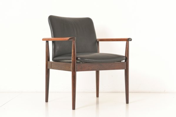 Danish Rosewood Model FD 901 Diplomat Armchair by Finn Juhl for France & Søn / France & Daverkosen, 1960s-LOB-726578