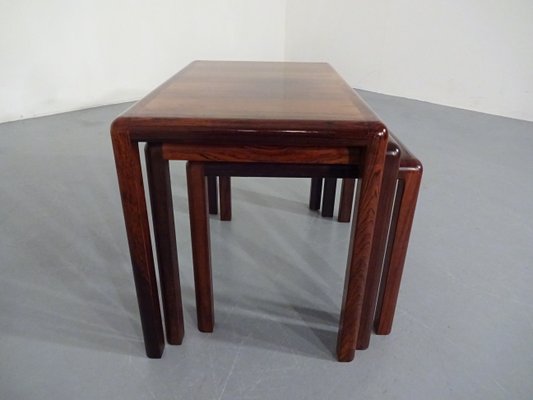 Danish Rosewood Nesting Tables, 1960s, Set of 3-RDW-586419