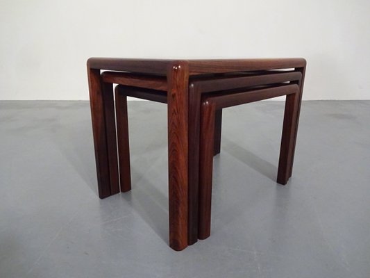 Danish Rosewood Nesting Tables, 1960s, Set of 3-RDW-586419