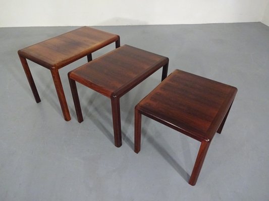 Danish Rosewood Nesting Tables, 1960s, Set of 3-RDW-586419