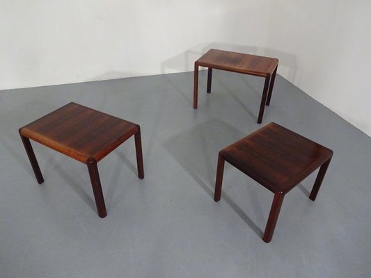 Danish Rosewood Nesting Tables, 1960s, Set of 3-RDW-586419