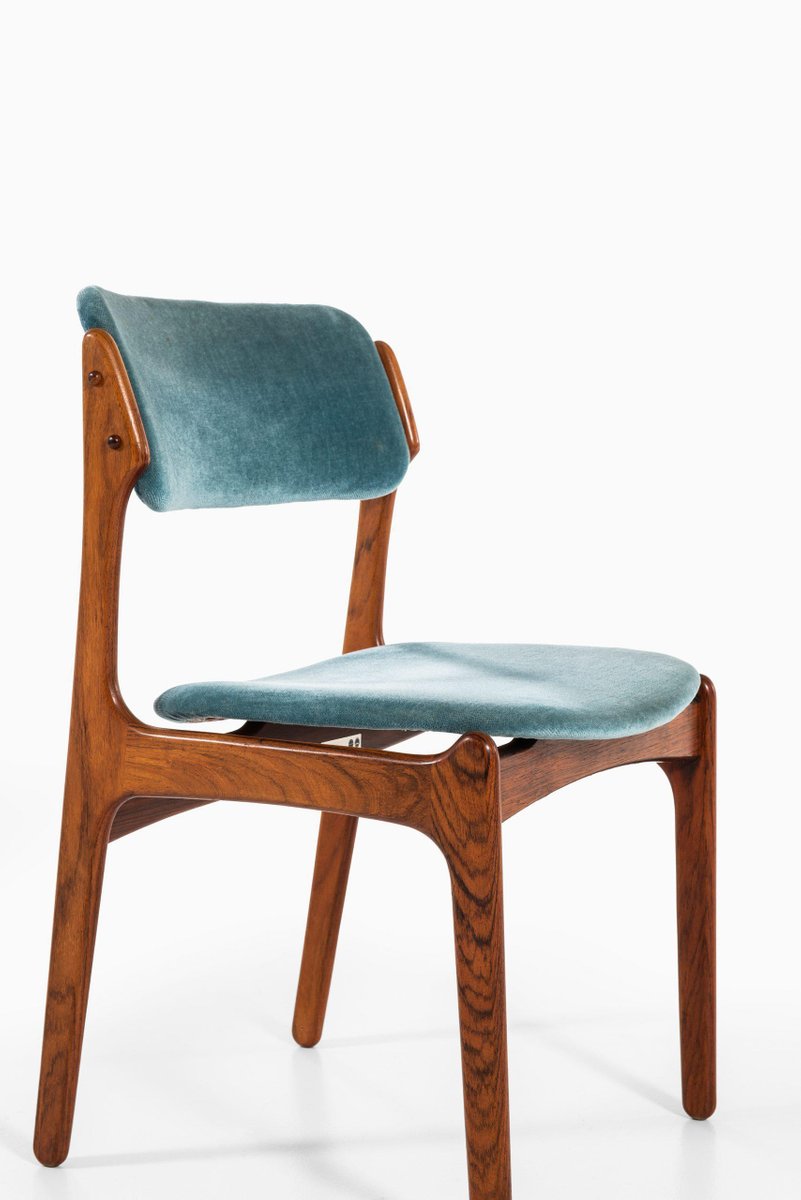 Danish Rosewood OD-49 Dining Chairs by Erik Buch for Oddense Maskinsnedkeri A/S, 1960s, Set of 6