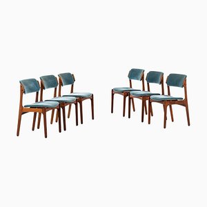 Danish Rosewood OD-49 Dining Chairs by Erik Buch for Oddense Maskinsnedkeri A/S, 1960s, Set of 6-SC-748924