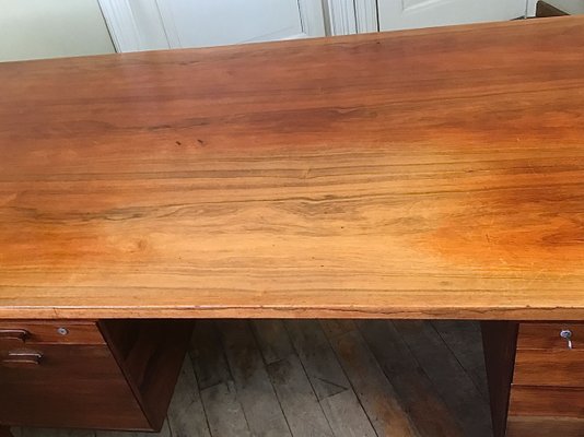 Danish Rosewood Presidential Executive Desk with Floating Top from Sigurd Hansen, 1960s-WZZ-614163