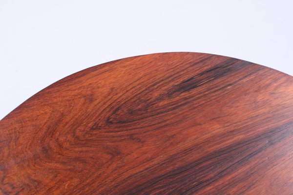 Danish Rosewood Round Coffee Table, 1960s-XT-2016195