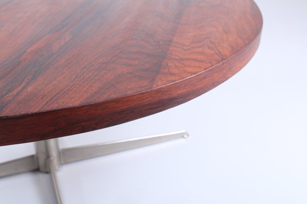 Danish Rosewood Round Coffee Table, 1960s-XT-2016195