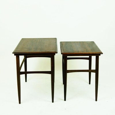 Danish Rosewood Side Tables by Poul Hundevad for fabian, 1960s, Set of 2-MH-753887