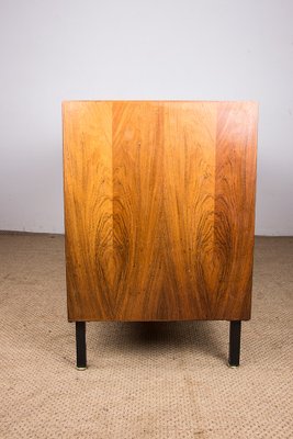 Danish Rosewood Sideboard with Curtain Doors by Henning Kjaernulf for Bruno Hansen, 1960s-EMB-2025366