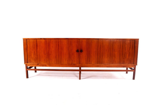 Danish Rosewood Sideboard with Tambour Doors, 1960s