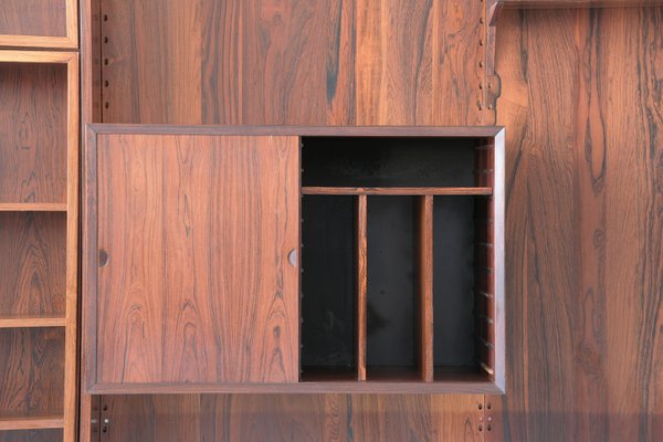 Danish Rosewood Wall Unit by Poul Cadovius for Cado, 1960s-LOB-636098