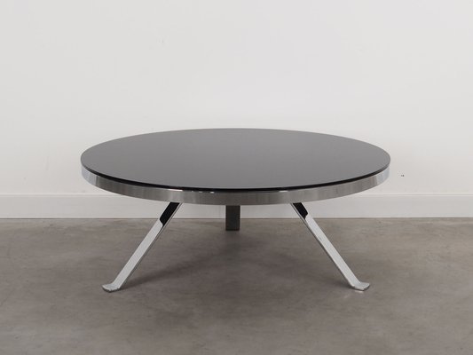 Danish Round Coffee Table, 1970s-VND-1311926